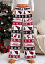 Womens Arizona Cardinals Christmas Wide Leg Pants