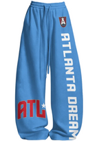 Atlanta Dream Blue Tops & Elasticated Trousers Two-Piece Set