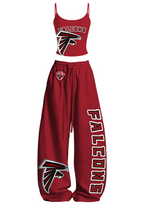 Atlanta Falcons Tops & Elasticated Trousers Two-Piece Set