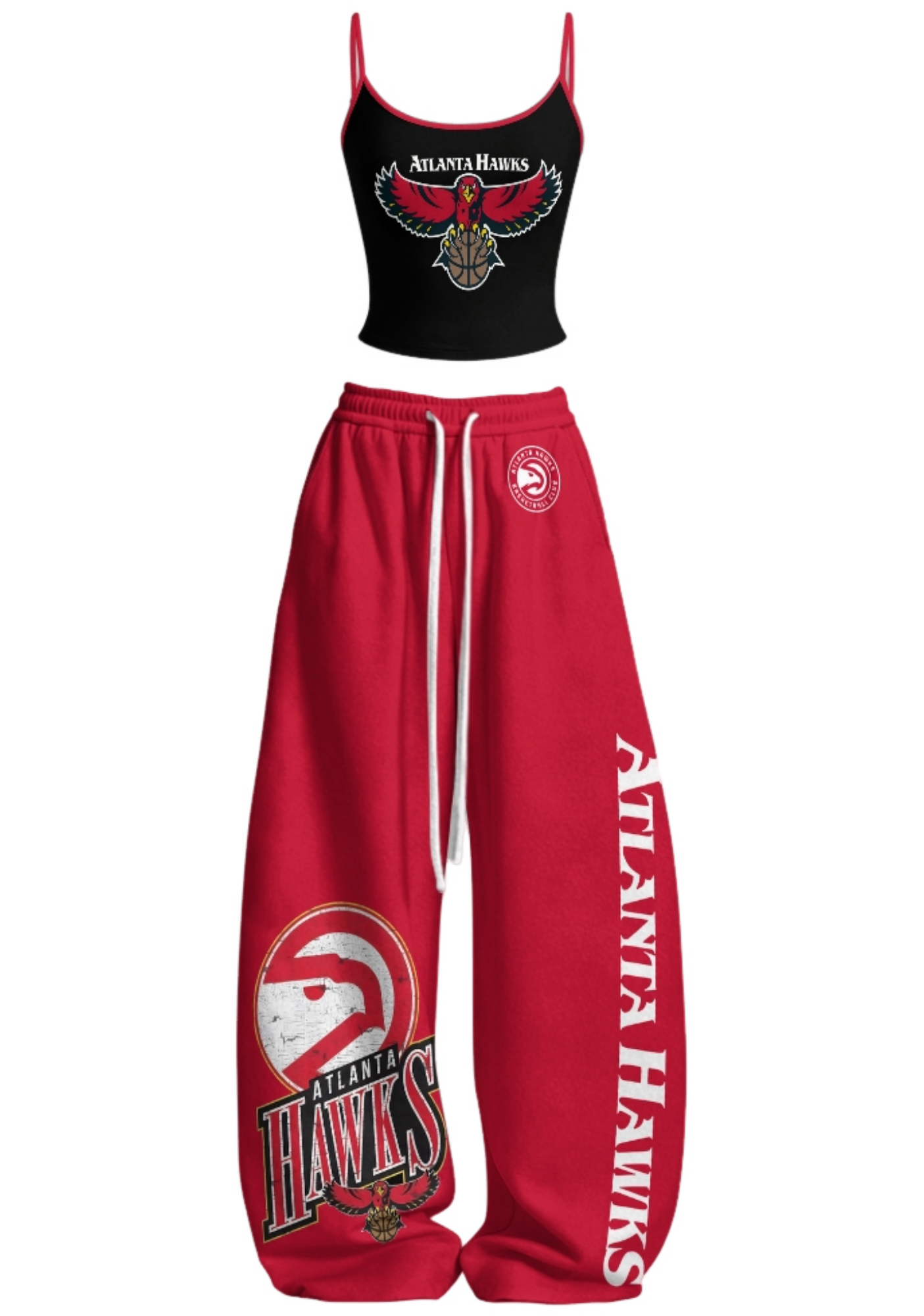 Atlanta Hawks Tops & Elasticated Trousers Two-Piece Set Main image