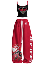 Atlanta Hawks Tops & Elasticated Trousers Two-Piece Set