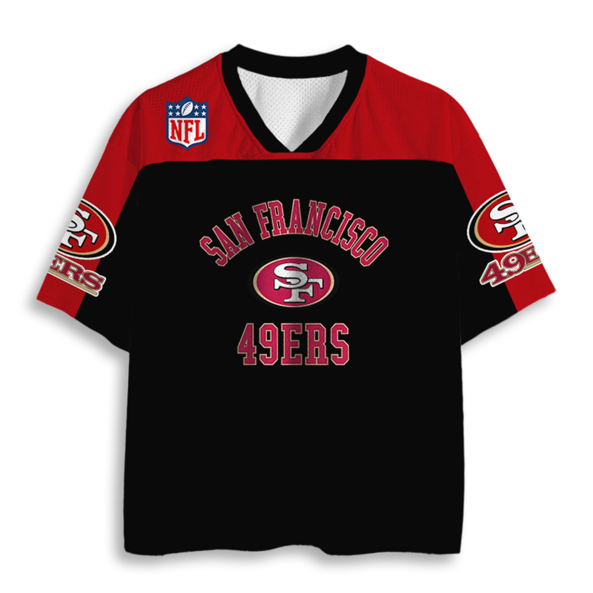 San Francisco 49ers Football Helmet Jersey Shirts