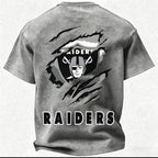 Las Vegas Raiders Printed Unisex 100% Pure Cotton Washed T-Shirt