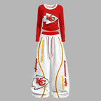 Kansas City Chiefs Long-Sleeved Double-Layer Stretch Pants Set | NFL