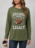 Women's American Football Original Game Legacy Graphic long sleeve t-shirt