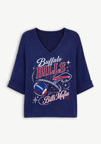 Women Buffalo Bills Long Sleeve Game Day Shirt