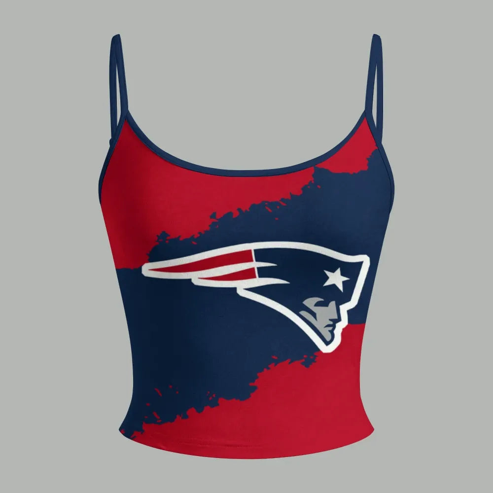 New England Patriots Top & Elasticated Trousers Two-Piece Set | NFL