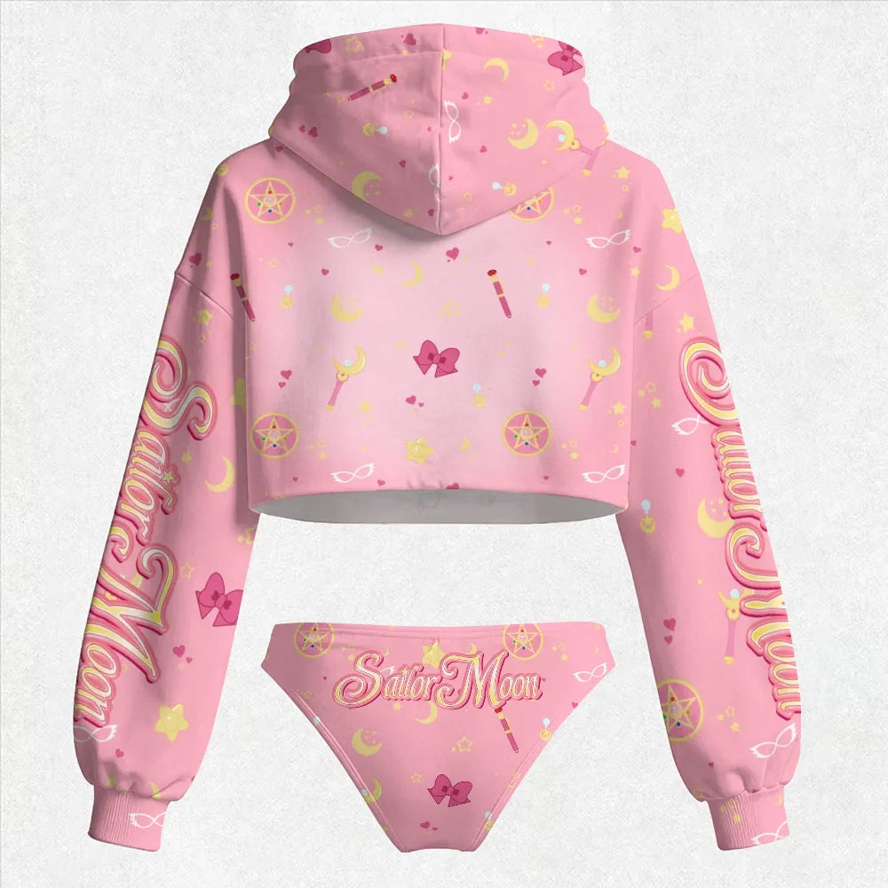 "Sailor Moon" Women's Hooded Thicken Suit Set