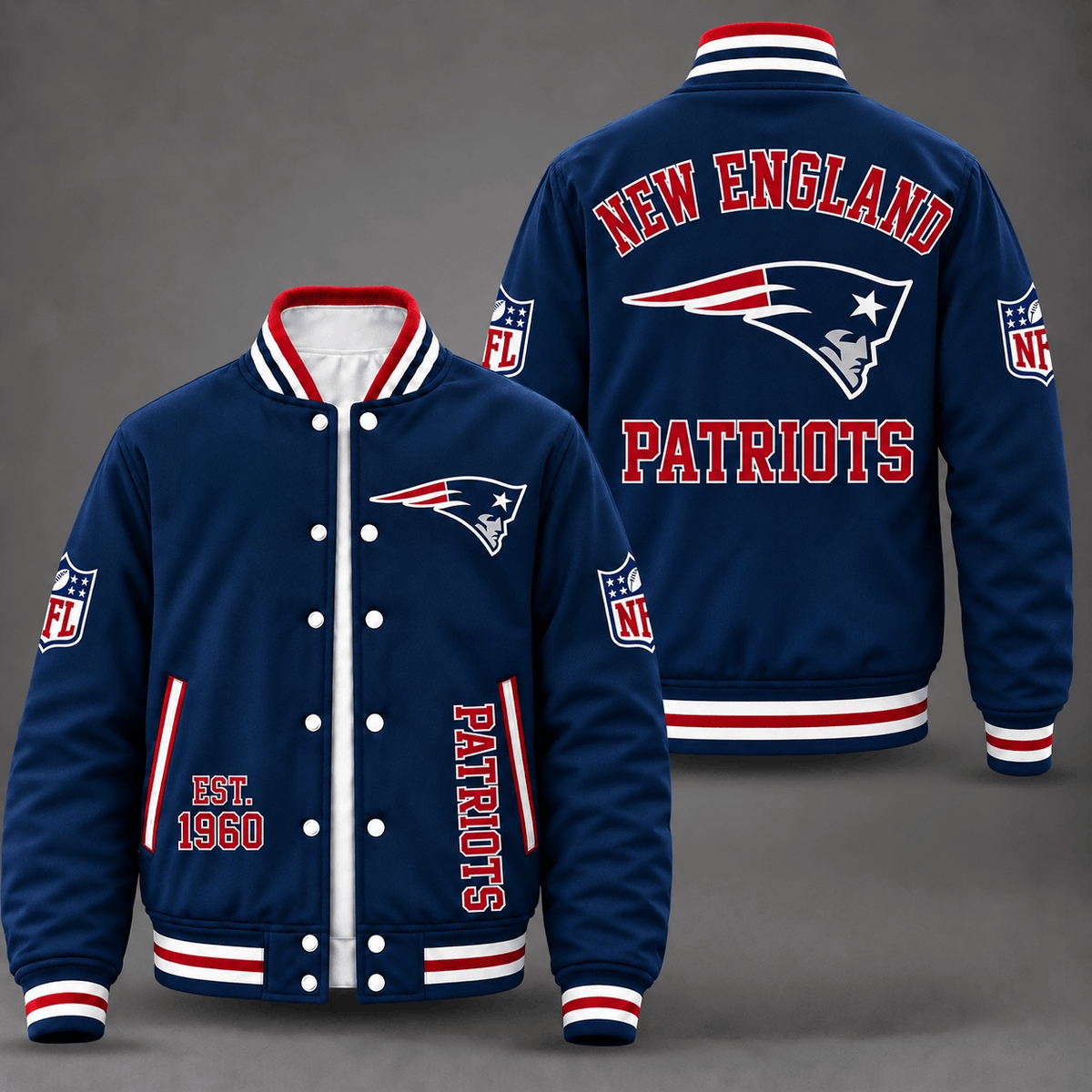 Unisex New England Patriots Varsity Jacket
