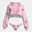 "Demon Slayer" Women's Hooded Thicken Suit Set