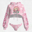 "Demon Slayer" Women's Hooded Thicken Suit Set