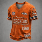 DEN x NFL LUXURY V-Neck T-Shirt 3005 DatND DVT