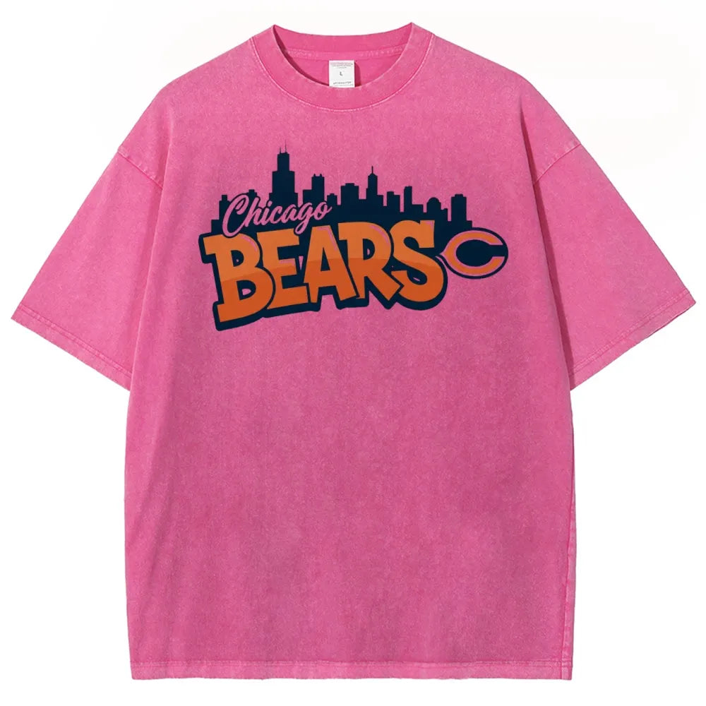 Chicago Bears Unisex Vintage Washed T-shirt