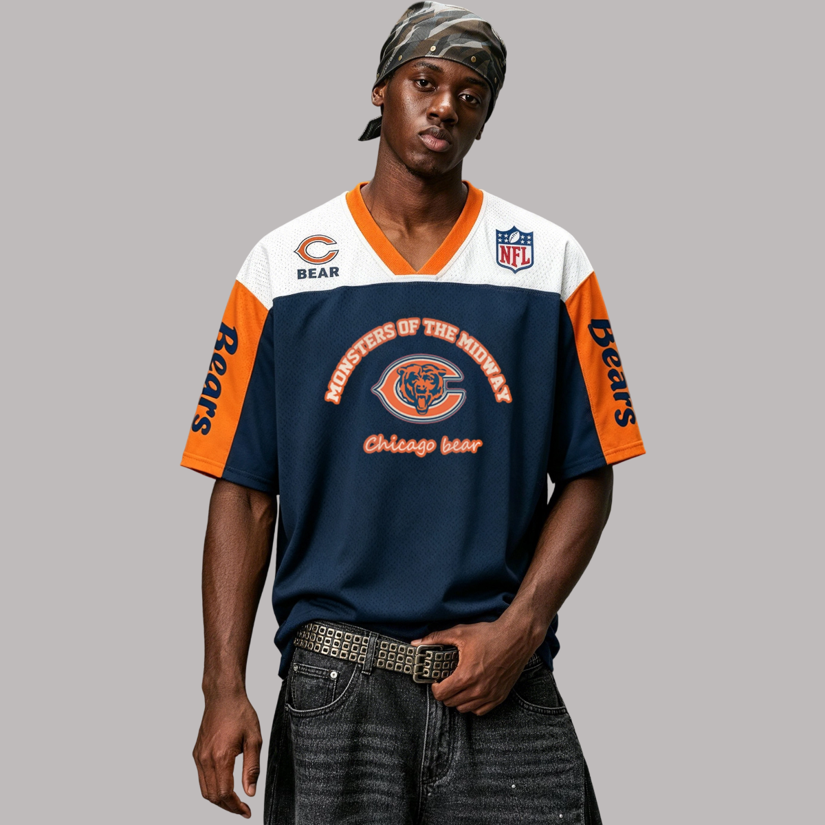 Chicago Bears Football Helmet Jersey Shirts Secondary image