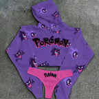 Pokémon Women's Cropped Hoodie & Thong Sets