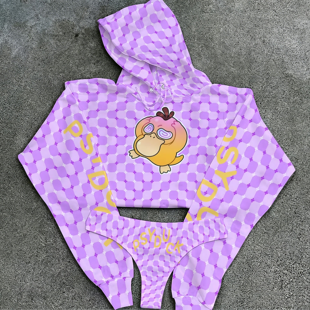 "Pokémon" Women's Hooded Thicken Suit Set