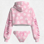 "Demon Slayer" Women's Hooded Thicken Suit Set