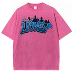 Detroit Lions Unisex Vintage Washed T-shirt