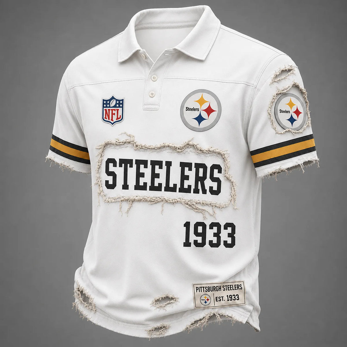 PIT x NFL LUXURY V-Neck T-Shirt 3005 DatND DVT