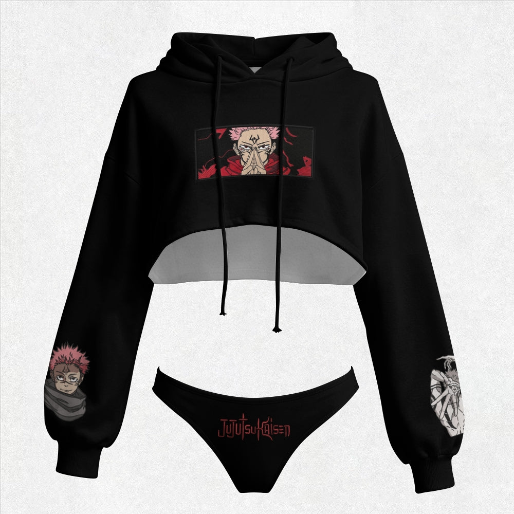 Women's Hooded Thicken Suit Set 2605014566