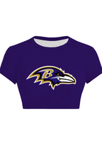 Baltimore Ravens Tops & Elasticated Trousers Two-Piece Set