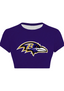 Baltimore Ravens Tops & Elasticated Trousers Two-Piece Set