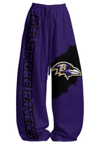 Baltimore Ravens Tops & Elasticated Trousers Two-Piece Set
