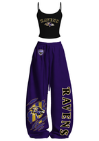 Baltimore Ravens Tops & Elasticated Trousers Two-Piece Set