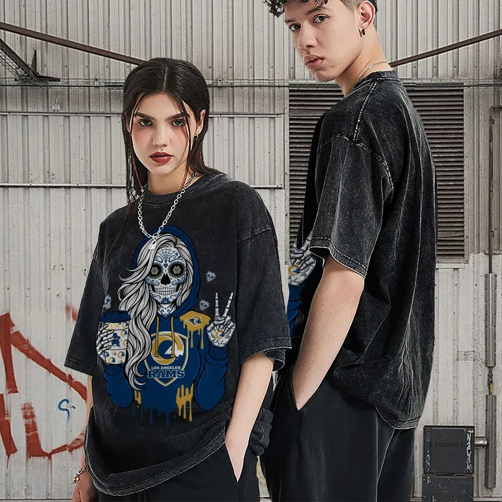 Unisex ¡°Los Angeles Rams¡±Vintage Washed Tee