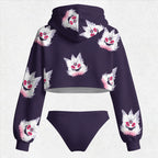 Pokémon Women's Cropped Hoodie & Thong Sets
