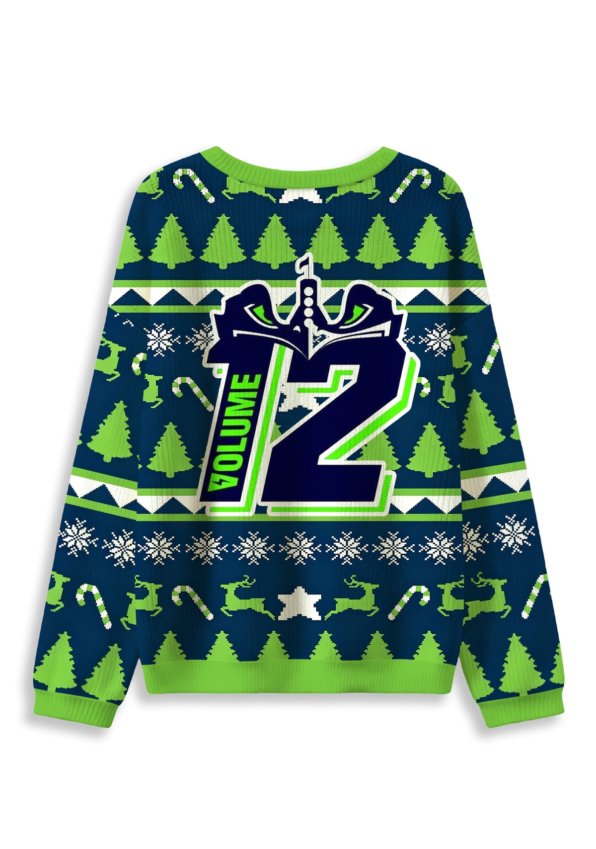Seattle Seahawks Ugly Christmas Football Fan Sweatshirt