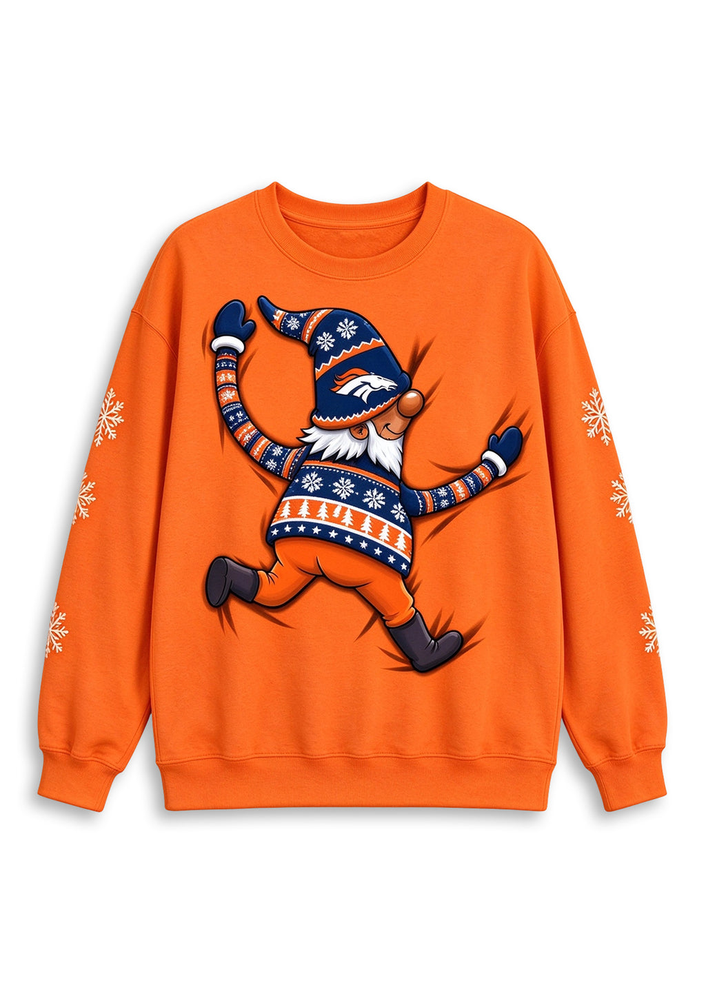 Women's Denver Broncos Christmas Crewneck Sweatshirt