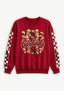 Women's Arizona Cardinals Floral Bow Crewneck Sweatshirt