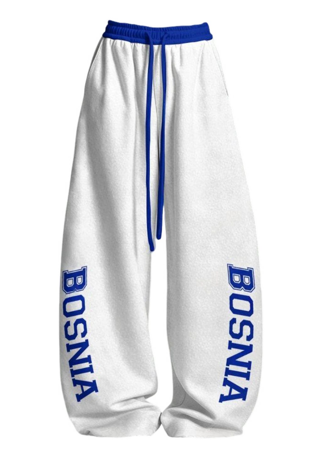 Bosnia Sarajevo Flag Tops & Elasticated Trousers Two-Piece Set