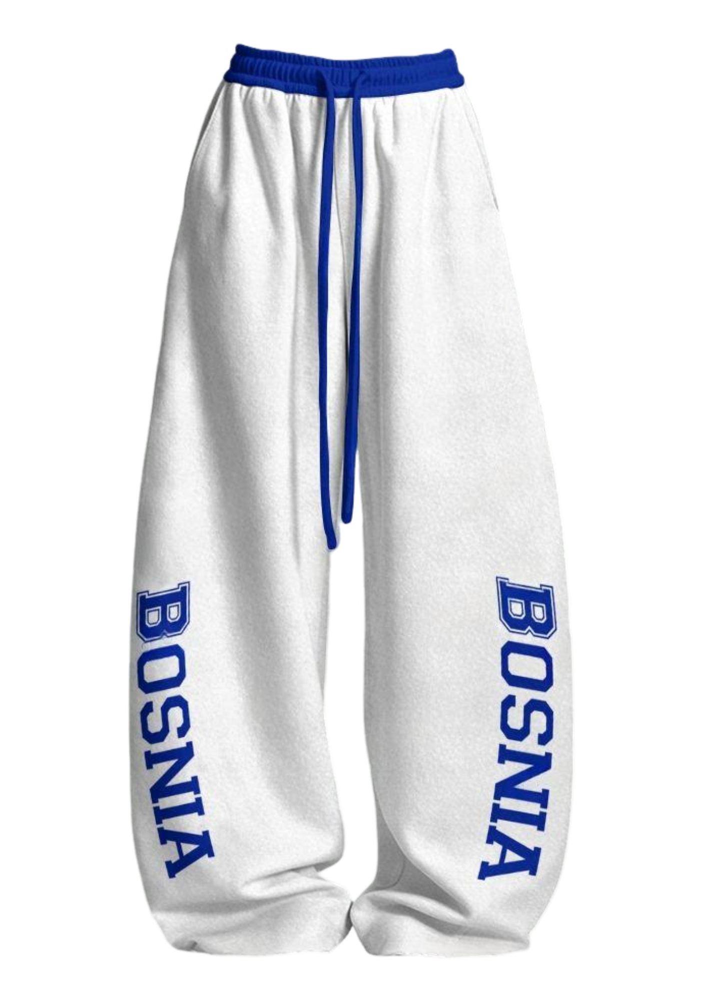 Bosnia Sarajevo Flag Tops & Elasticated Trousers Two-Piece Set