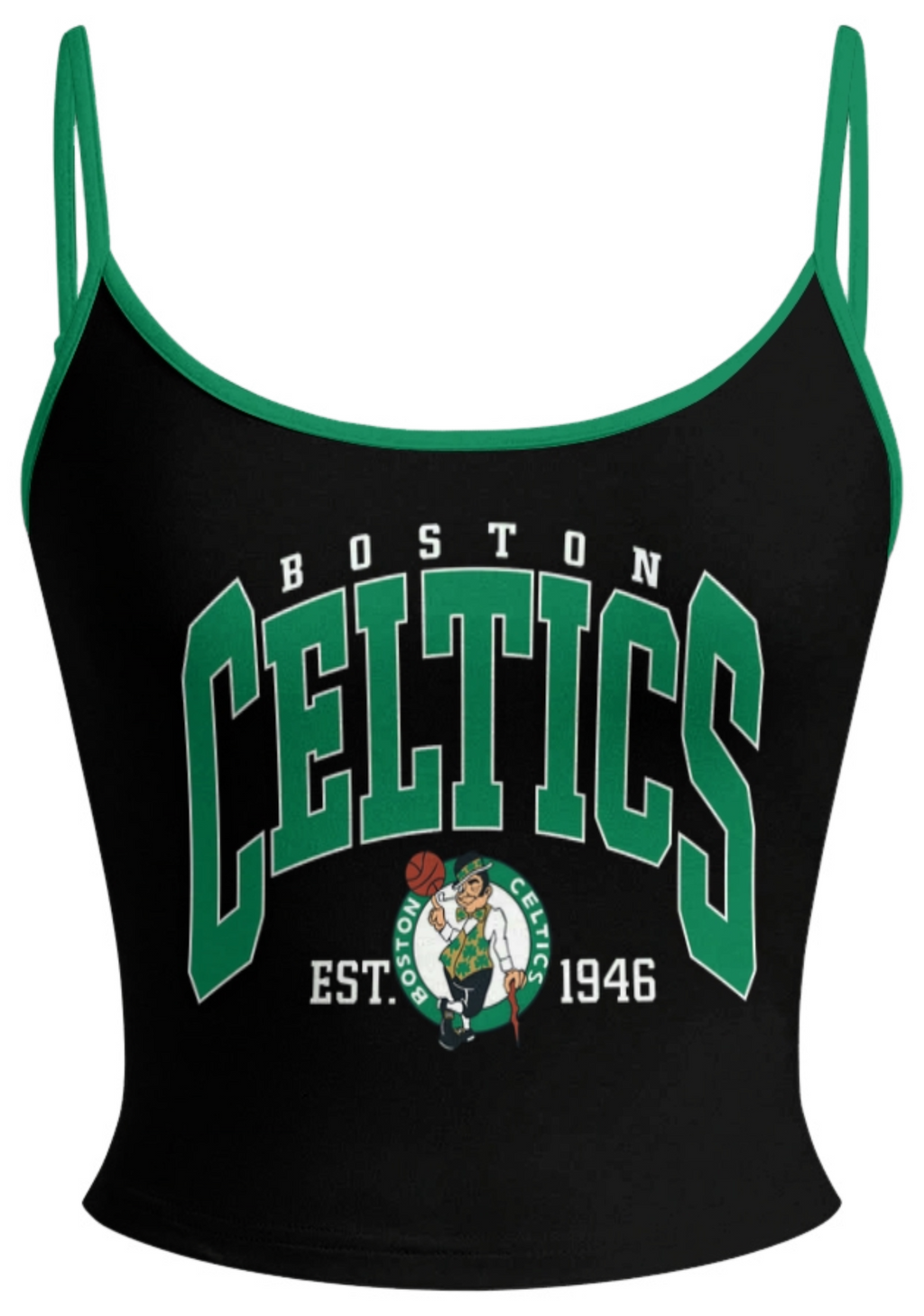 Boston Celtics Tops & Elasticated Trousers Two-Piece Set