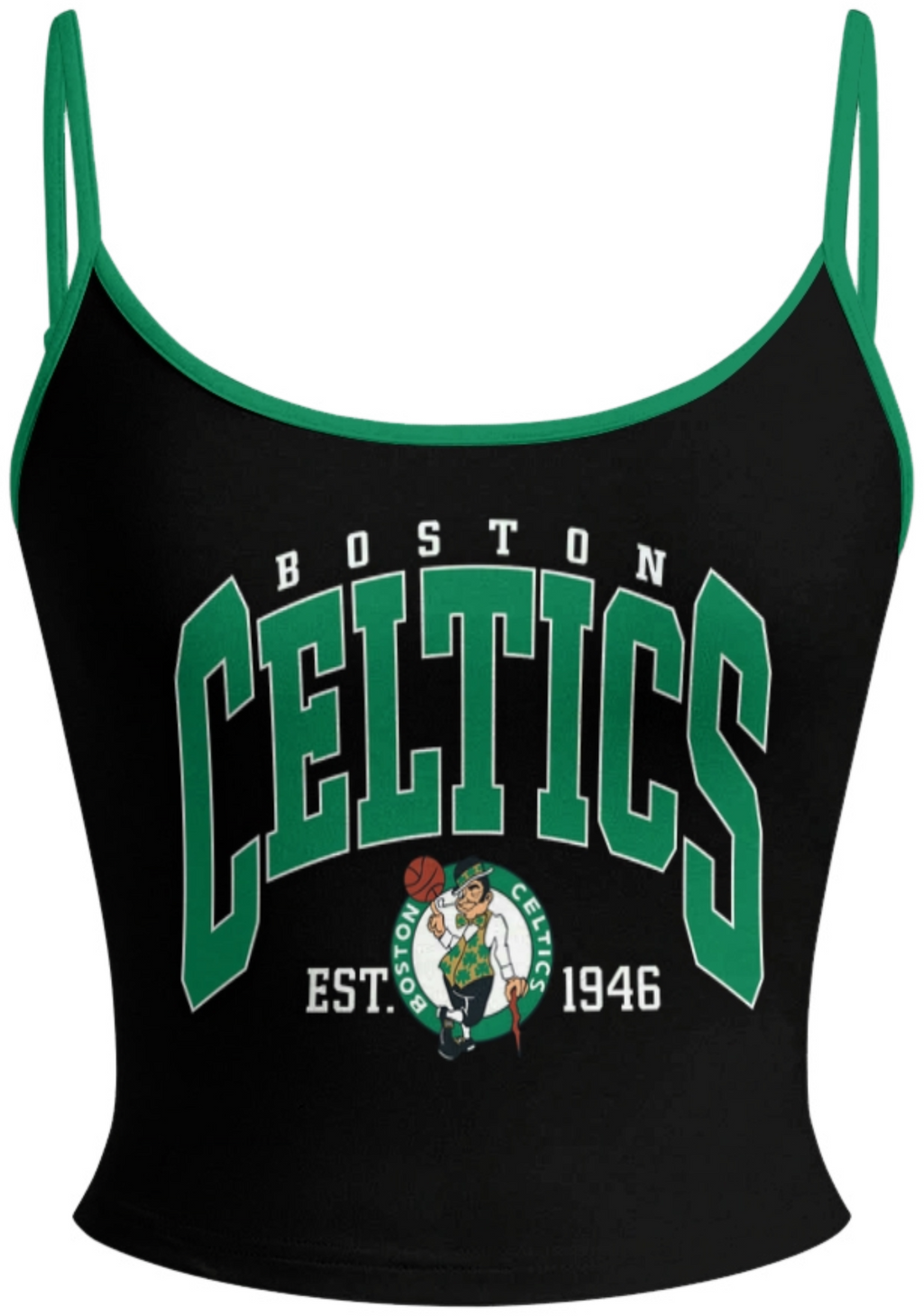 Boston Celtics Tops & Elasticated Trousers Two-Piece Set