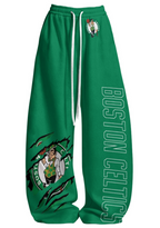 Boston Celtics Tops & Elasticated Trousers Two-Piece Set