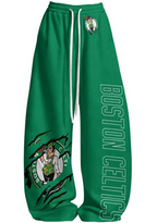 Boston Celtics Tops & Elasticated Trousers Two-Piece Set
