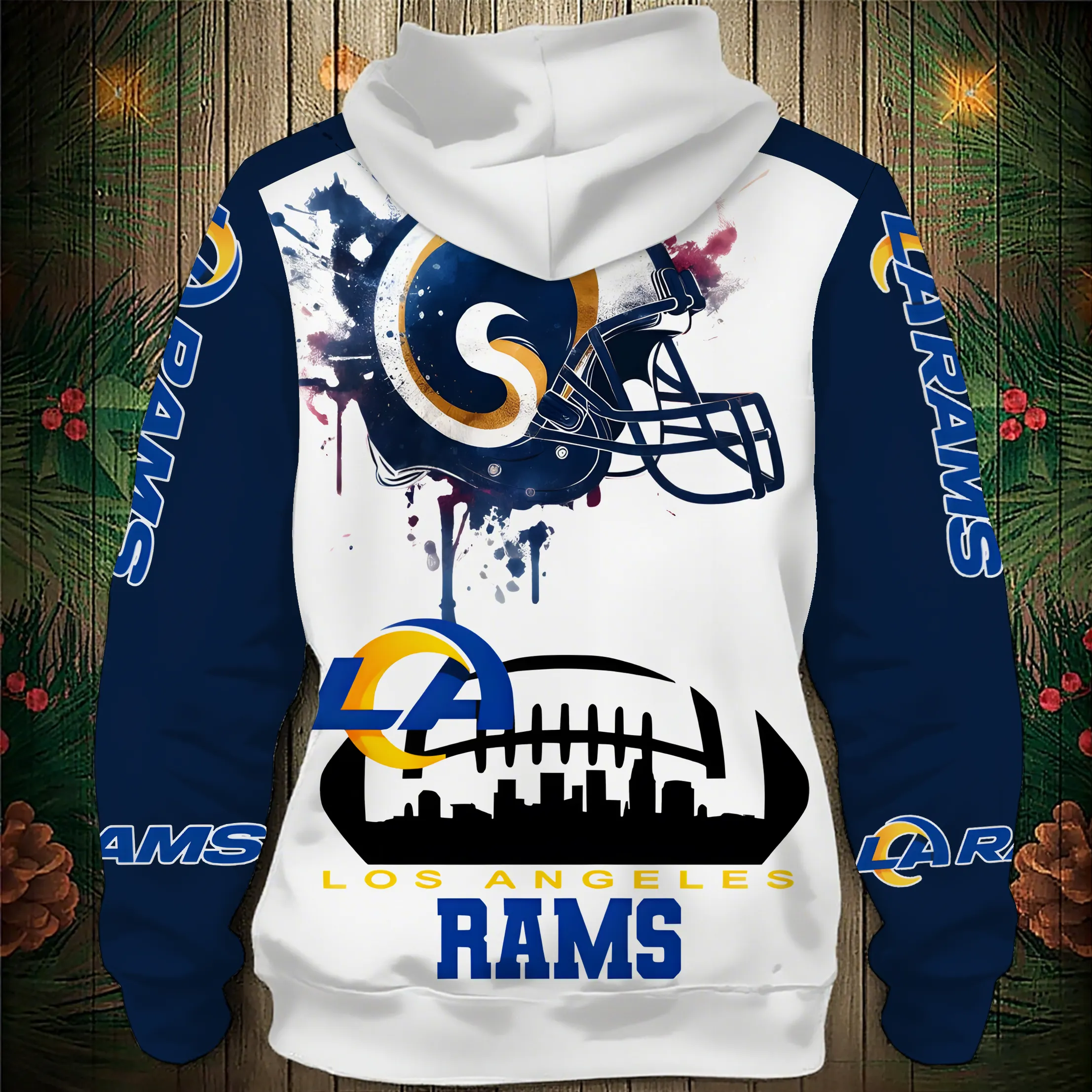 Los Angeles Rams 2026 New 3D Graphic Hoodie