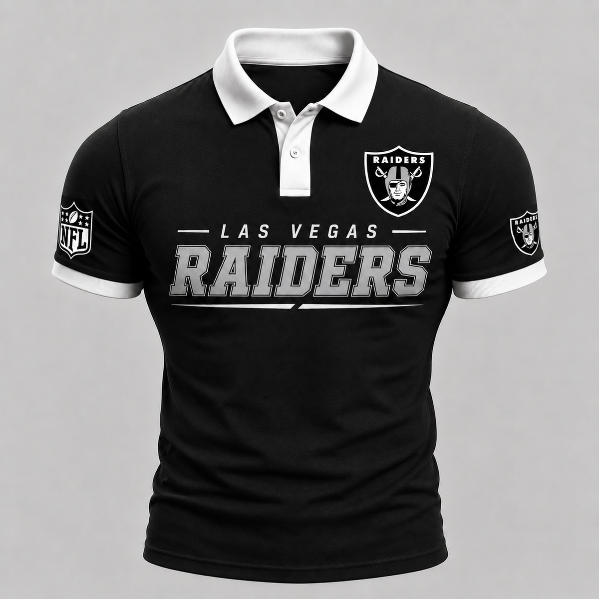 Las Vegas Raiders Men's Polo Leader Shirt Print Main image