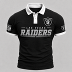 Las Vegas Raiders Men's Polo Leader Shirt Print