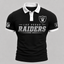 Las Vegas Raiders Men's Polo Leader Shirt Print