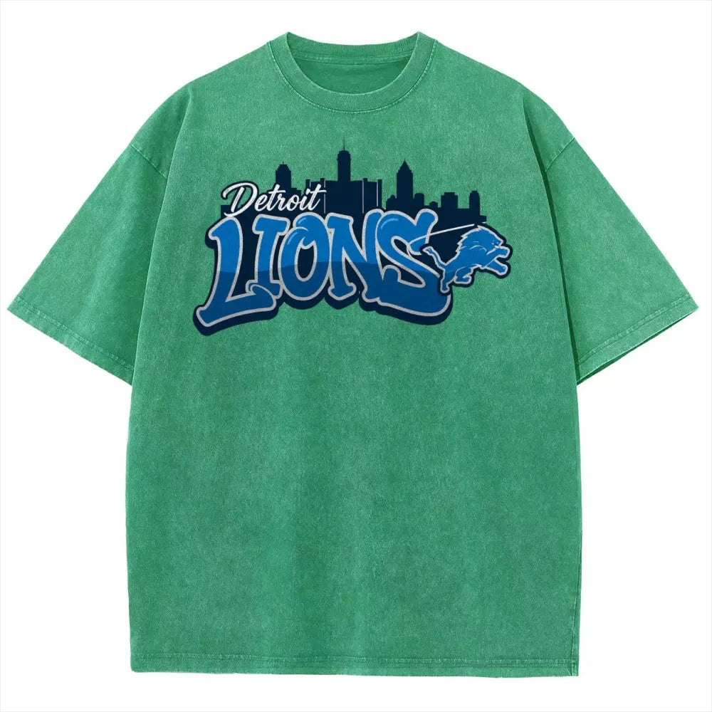 Detroit Lions Unisex Vintage Washed T-shirt