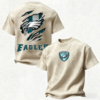 Philadelphia Eagles Printed Unisex 100% Pure Cotton Washed T-Shirt