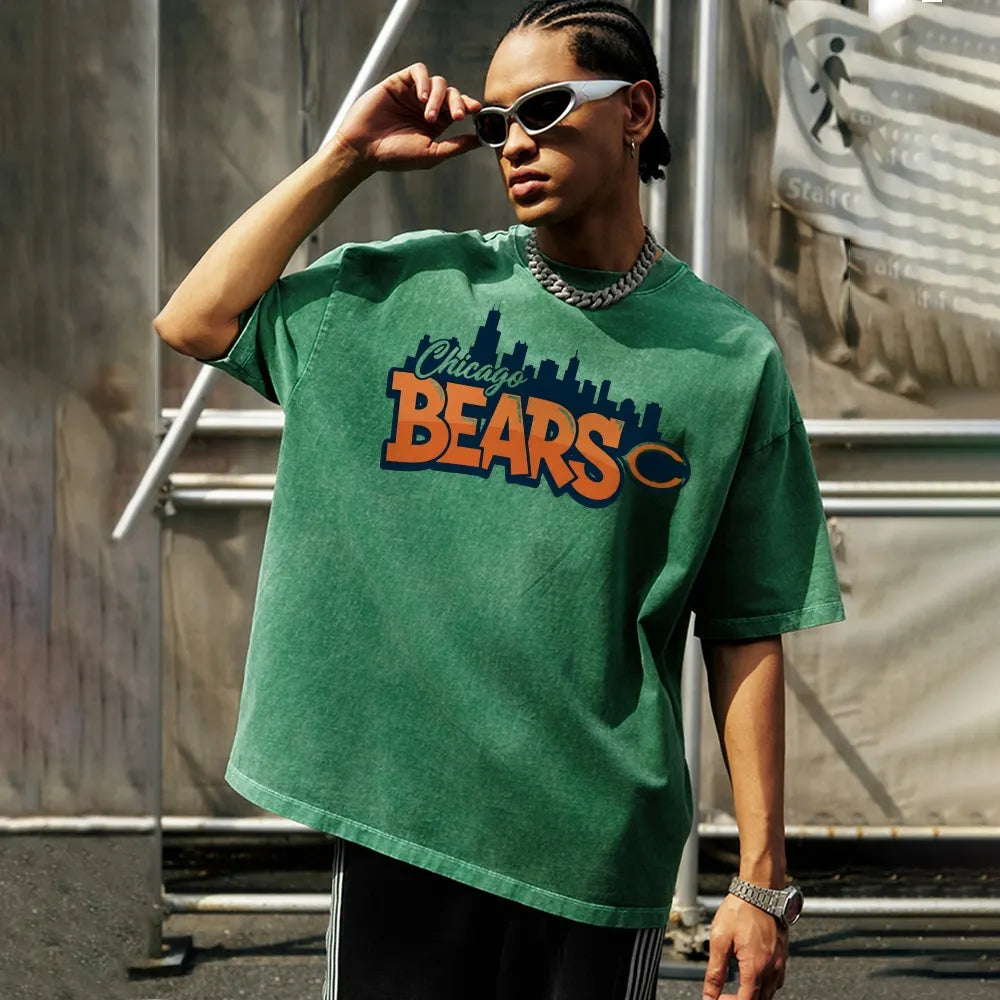 Chicago Bears Unisex Vintage Washed T-shirt