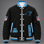 Carolina Panthers Black Varsity Jacket