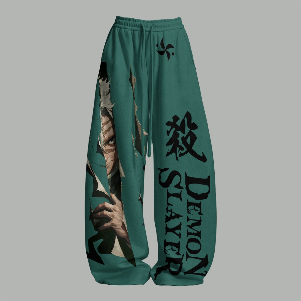 Demon Slayer T-Shirt  & Elasticated Trousers Two-Piece Set