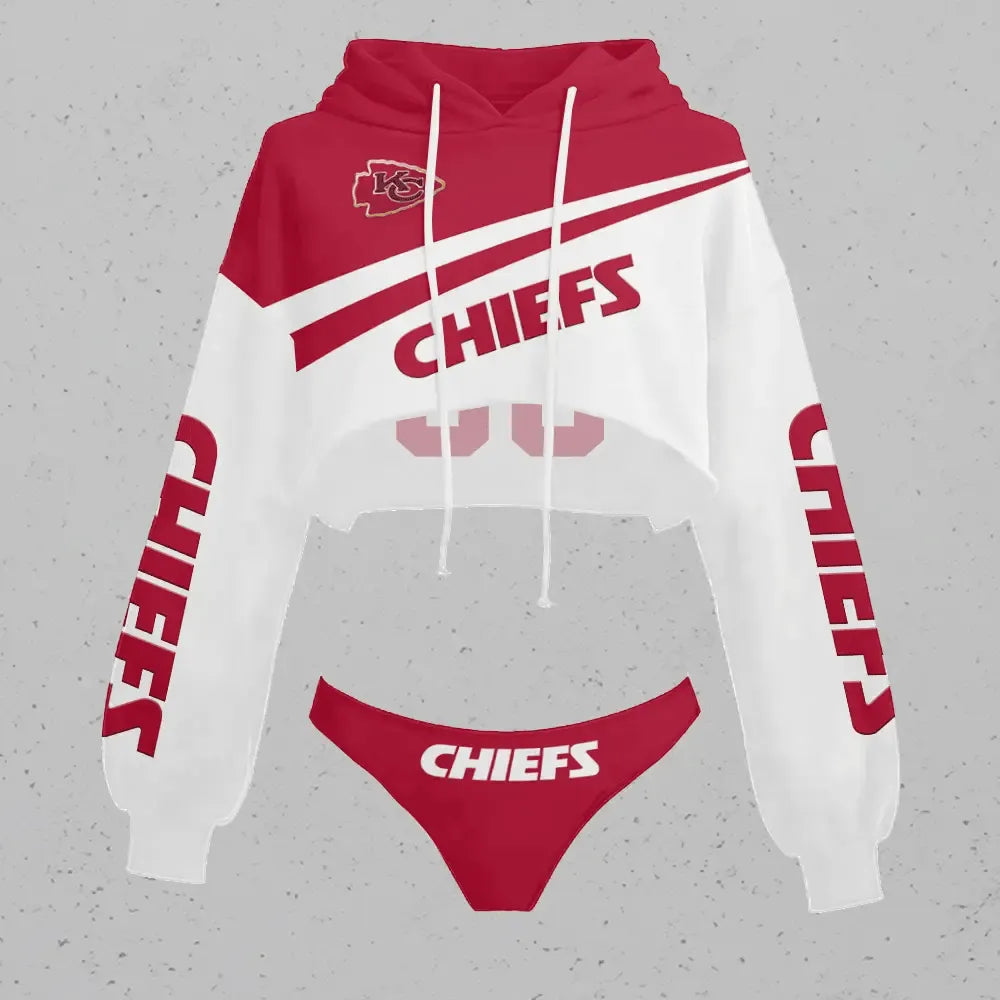 Kansas City Chiefs Cropped Hoodie & Bottom Set Main image