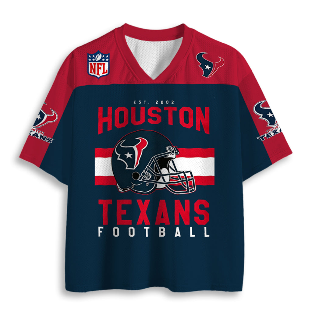 Houston Texans EST 2002 Helmet Graphic Jersey Shirts